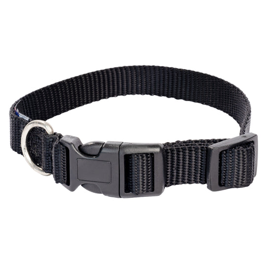 Dog Collar Adjustable for small Dogs and Puppies - Deluxe Heavy Duty Nylon