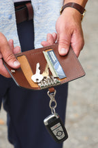 The Fort Wayne trifold key wallet — August workshop shoot