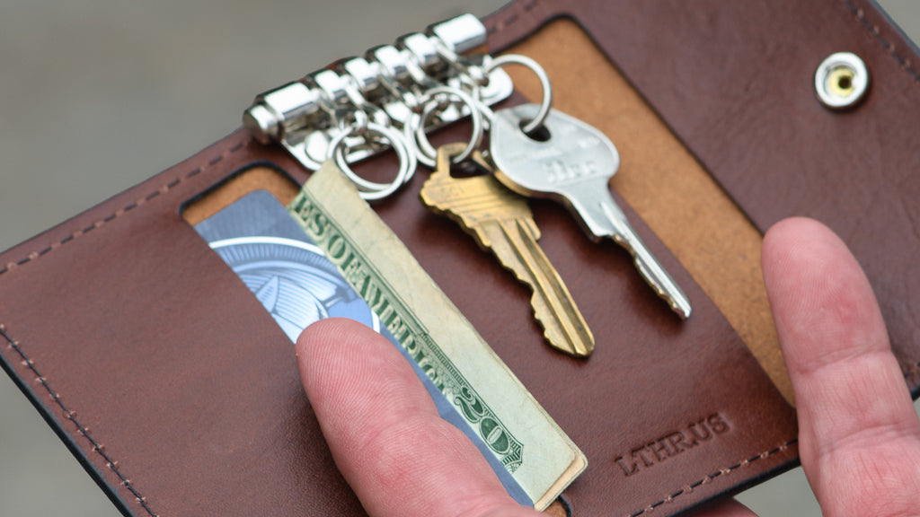 The Fort Wayne trifold key wallet — August workshop shoot