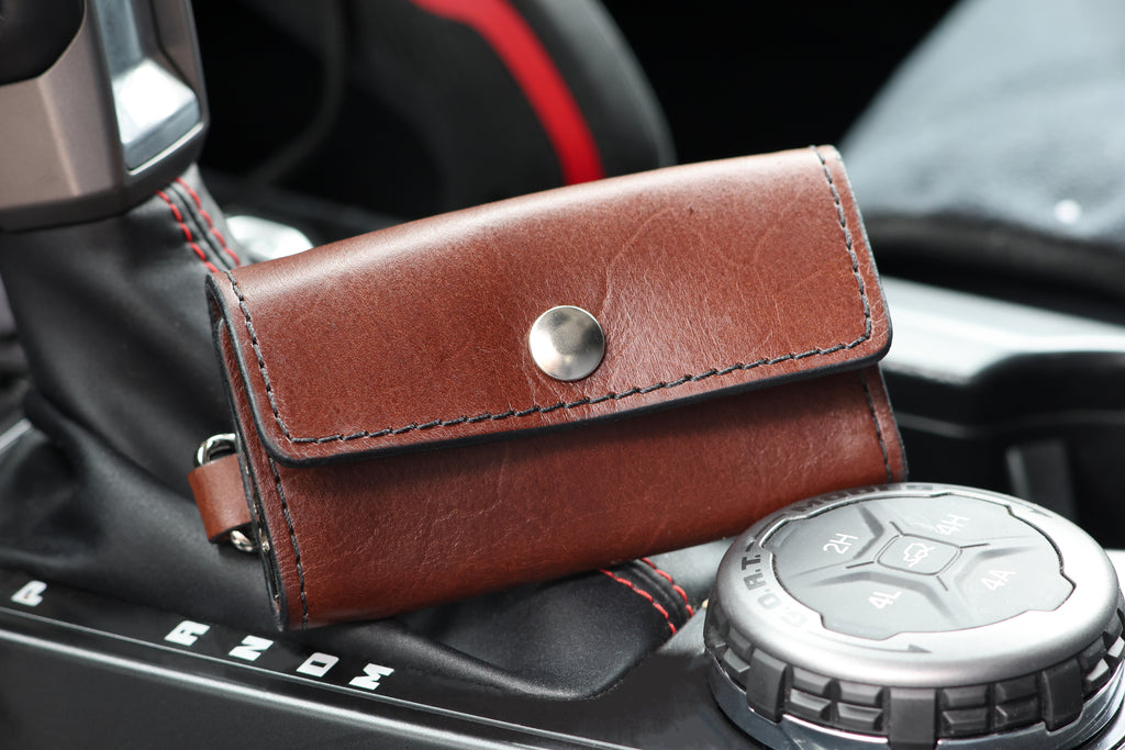 The Fort Wayne trifold key wallet — August workshop shoot