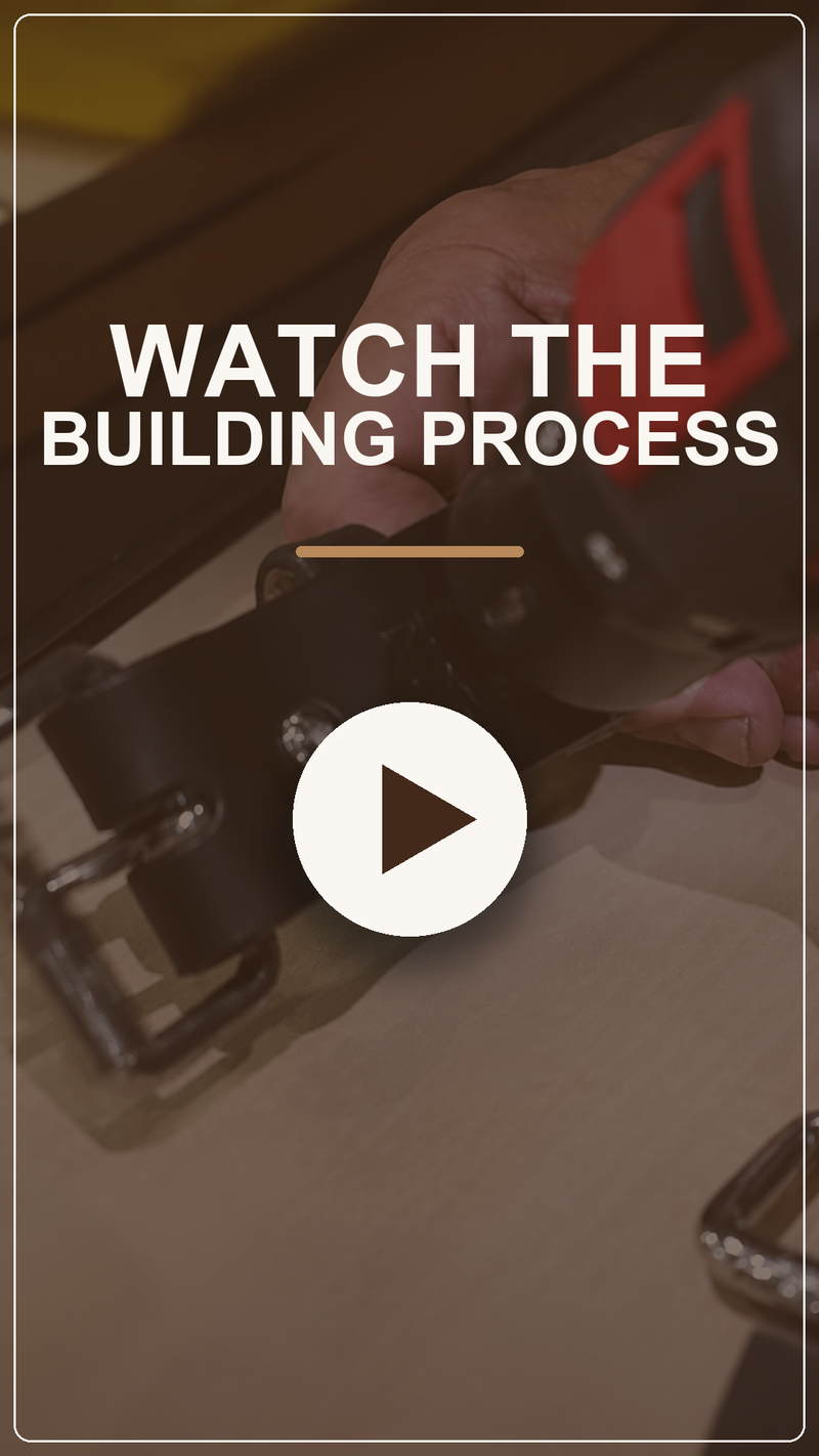 Handmaking an LTHR belt in the workshop