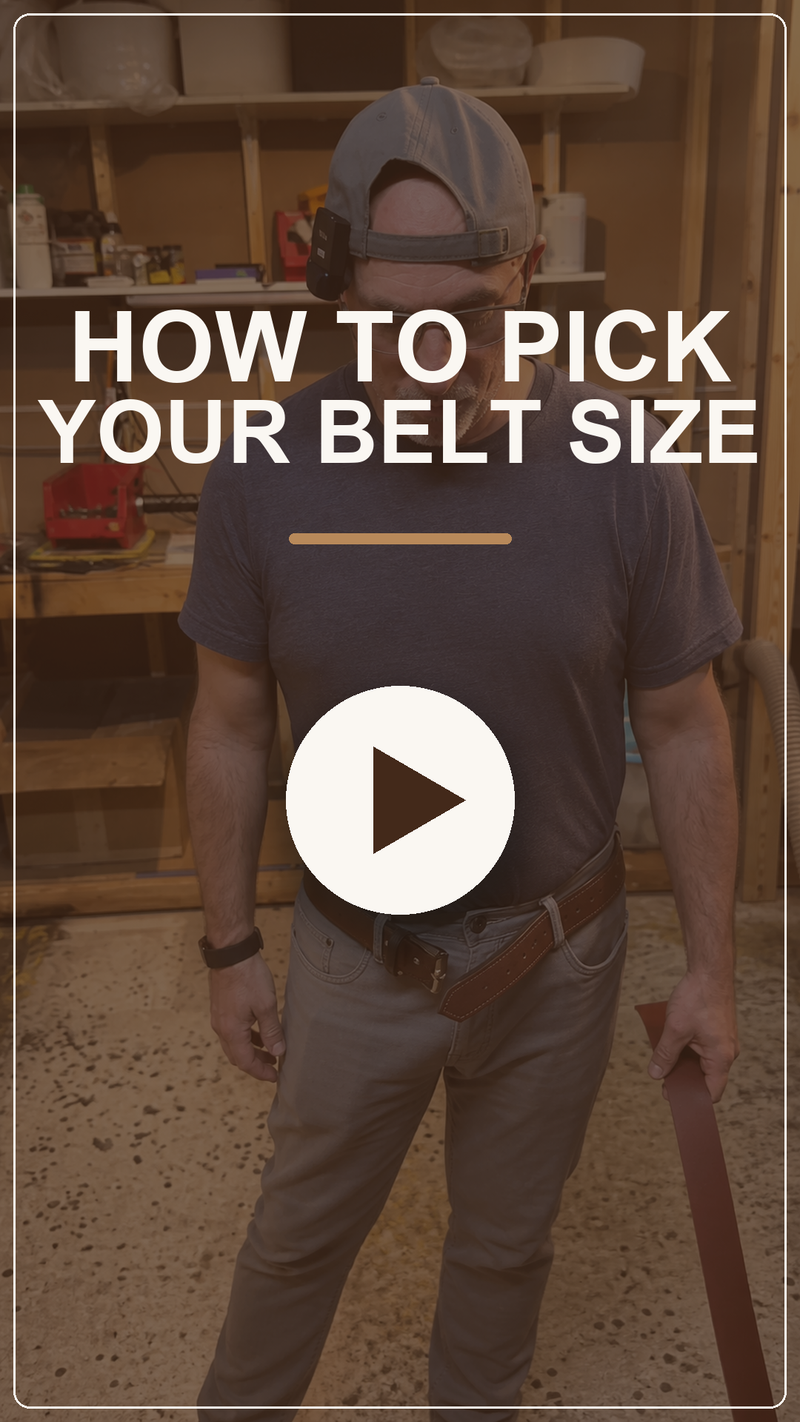 How to pick your belt size